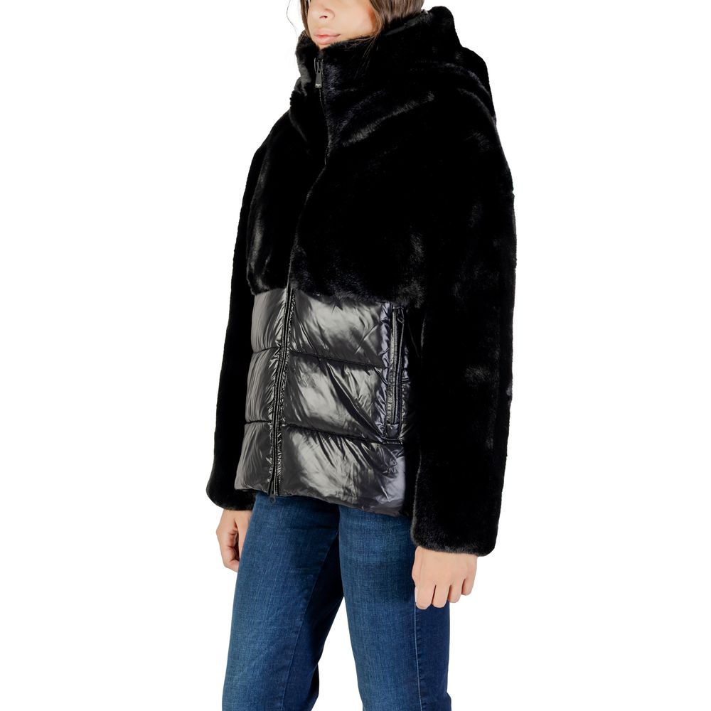 Blauer Black Polyester Coat - Image 4