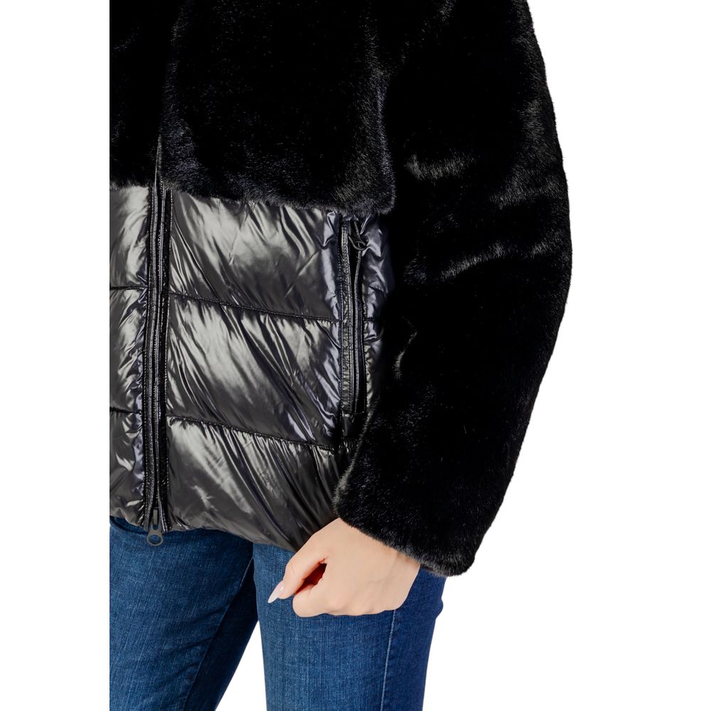 Blauer Black Polyester Coat - Image 5