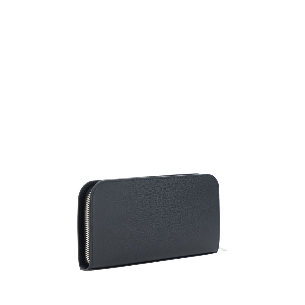 Saint Laurent Black Calf Leather Bos Taurus Wallet - Image 2