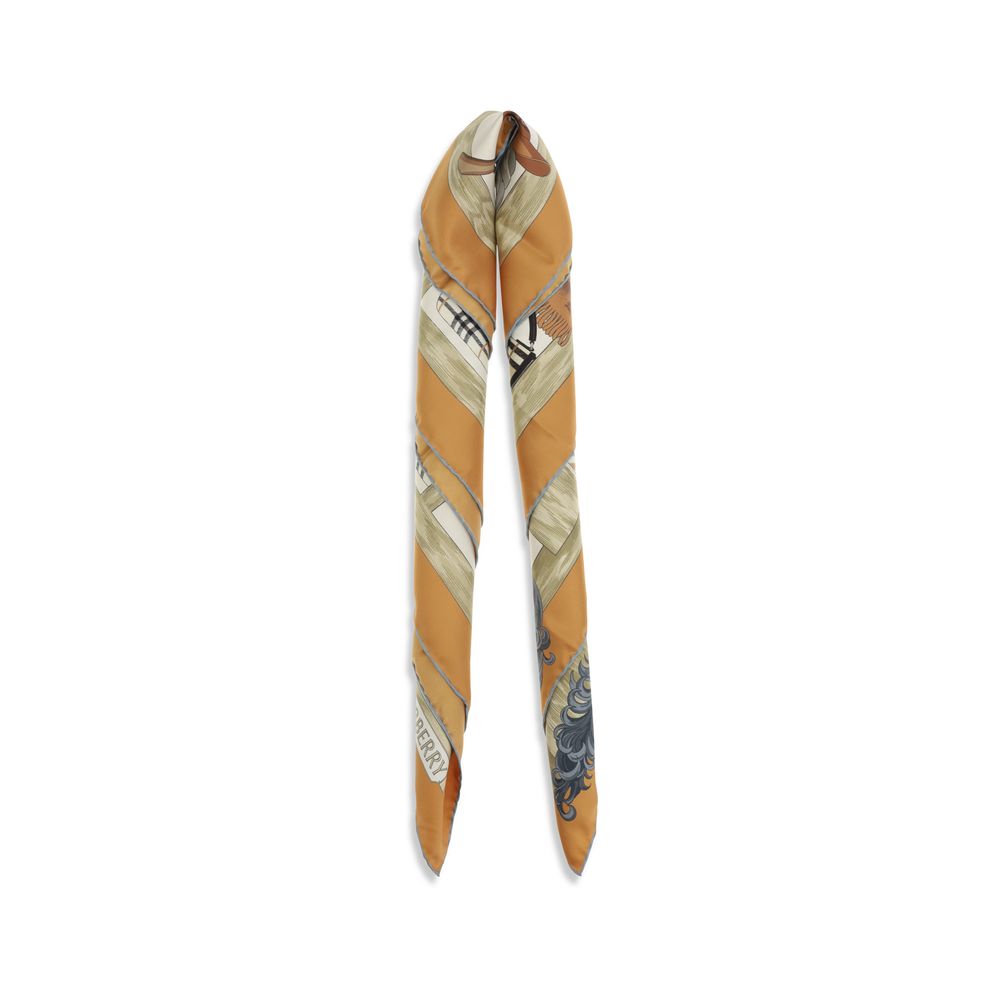 Burberry Multicolor Silk Scarf - Image 2