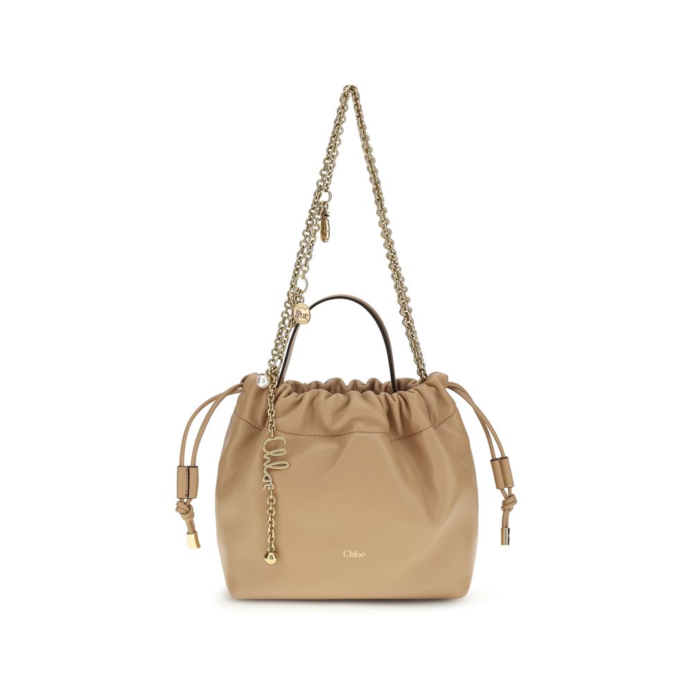 ChloƩ Beige Lamb Ovis Aries Aries Shoulder Bag