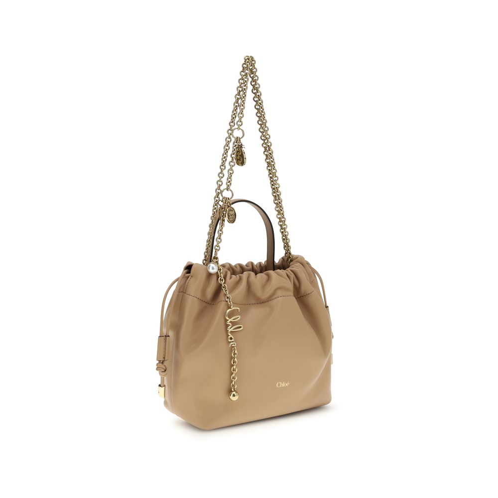 ChloƩ Beige Lamb Ovis Aries Aries Shoulder Bag - Image 2