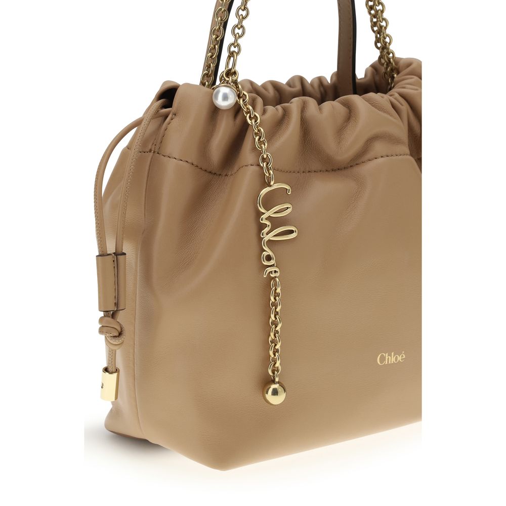 ChloƩ Beige Lamb Ovis Aries Aries Shoulder Bag - Image 4