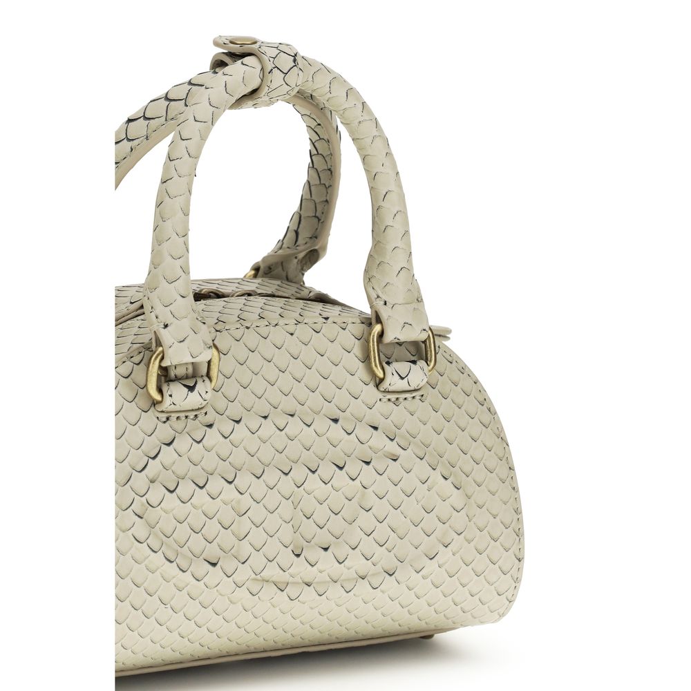 Diesel Beige Calf Leather Bos Taurus Handbag - Image 4