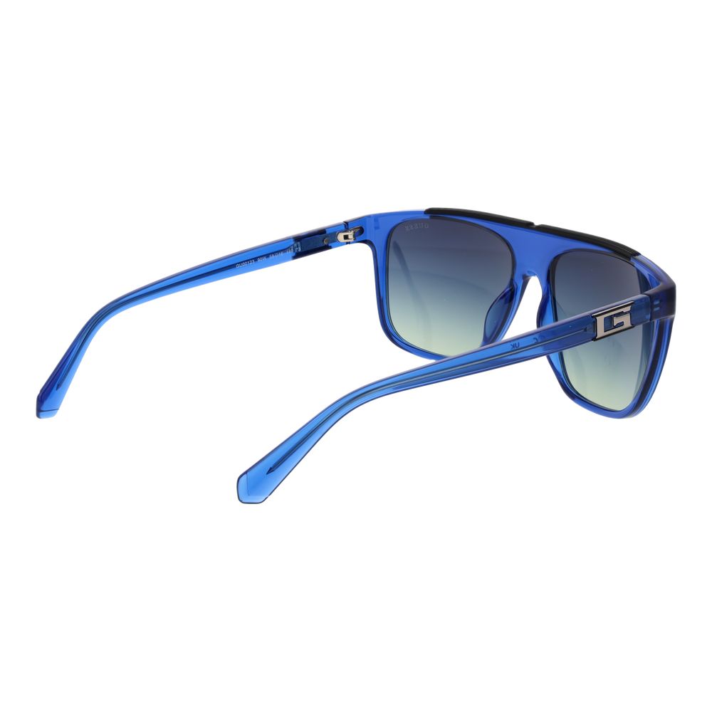Guess Blue Stainless Steel Sunglasses - Image 3