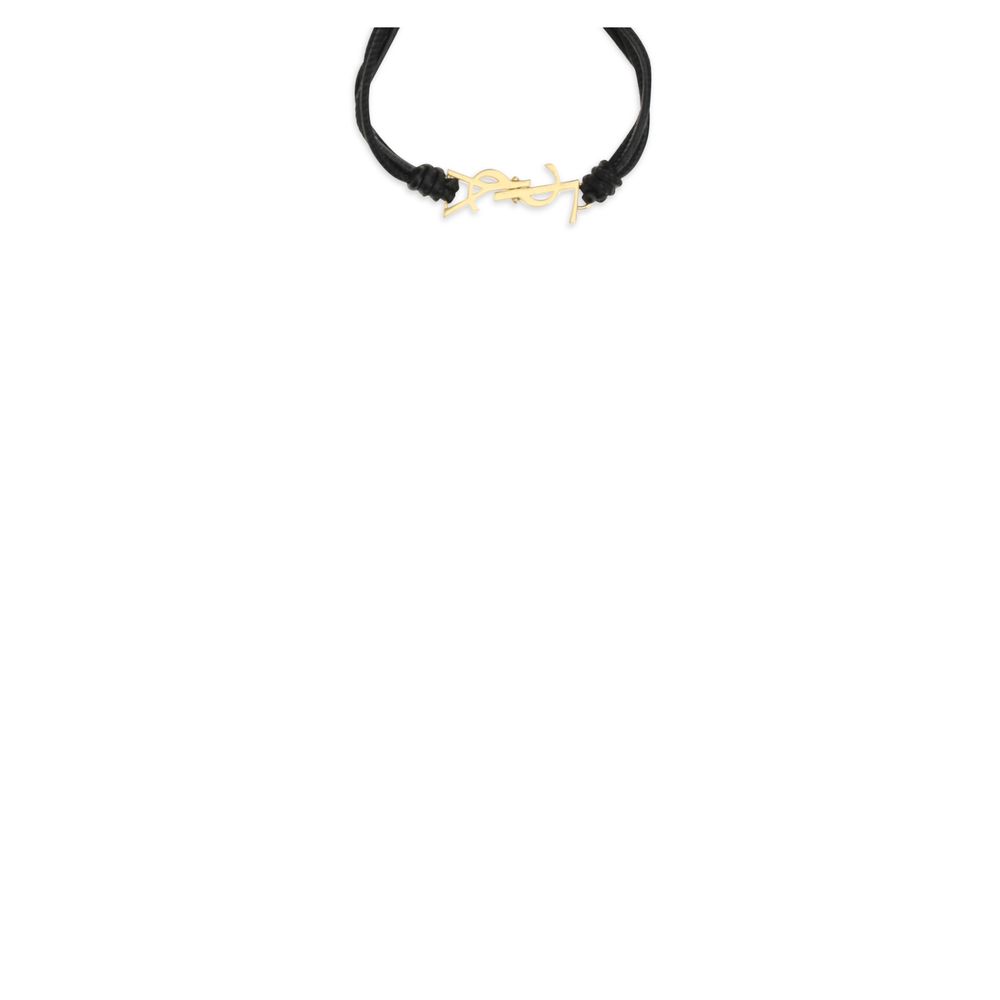 Saint Laurent Black Lamb Ovis Aries Bracelet - Image 3