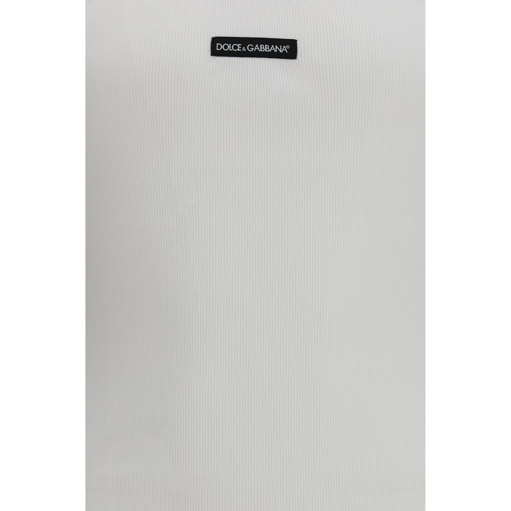 Dolce & Gabbana White Cotton Top - Image 3
