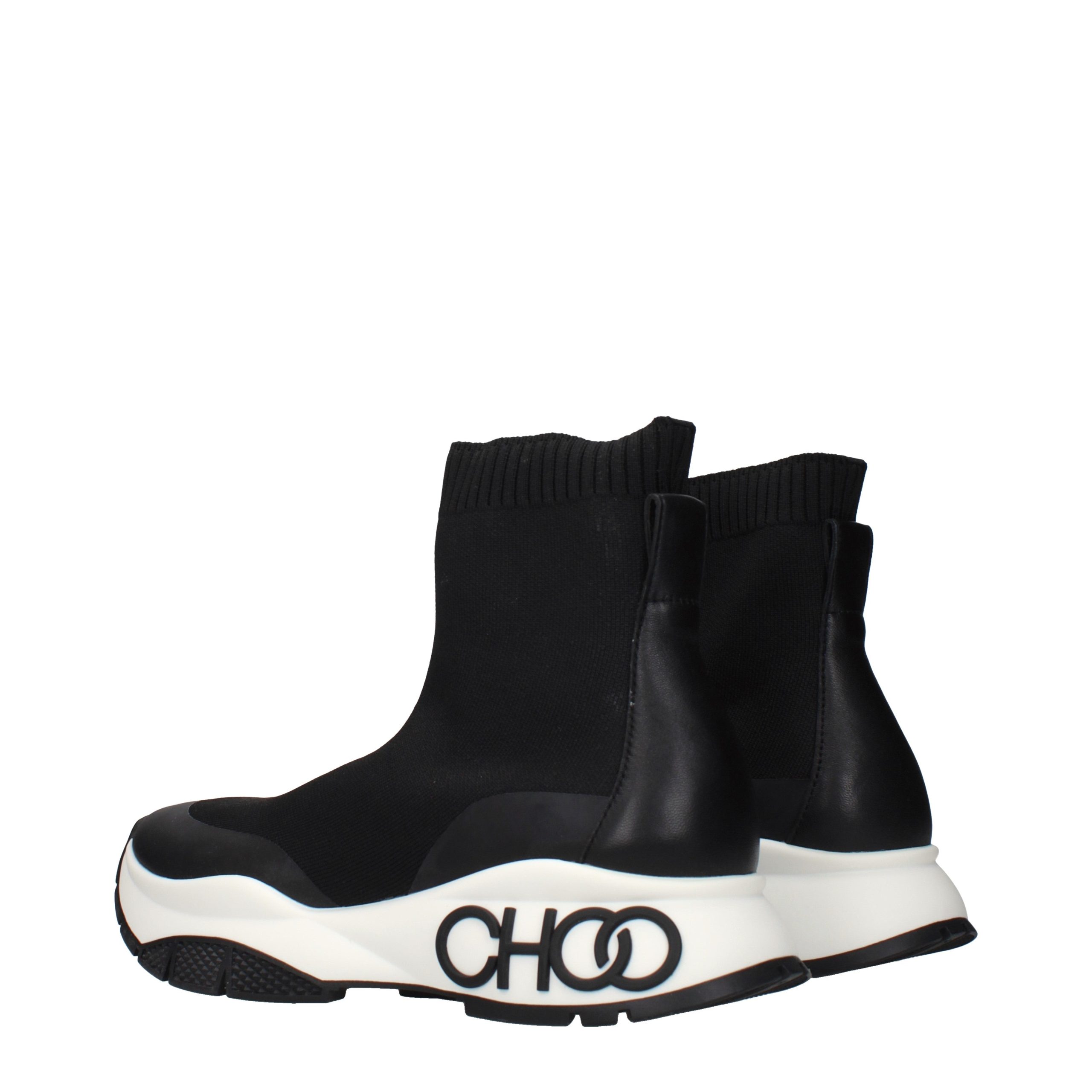 Jimmy Choo Black Fabric Ankle Boots - Image 4