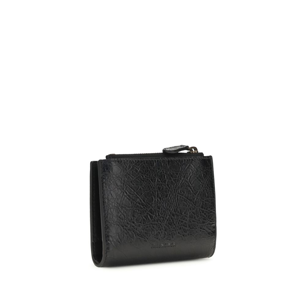 Balenciaga Black Lamb Ovis Aries Aries Wallet - Image 2