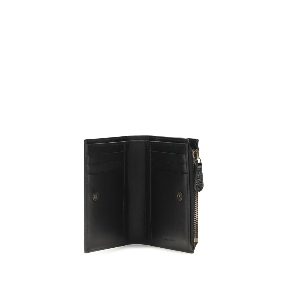 Balenciaga Black Lamb Ovis Aries Aries Wallet - Image 3