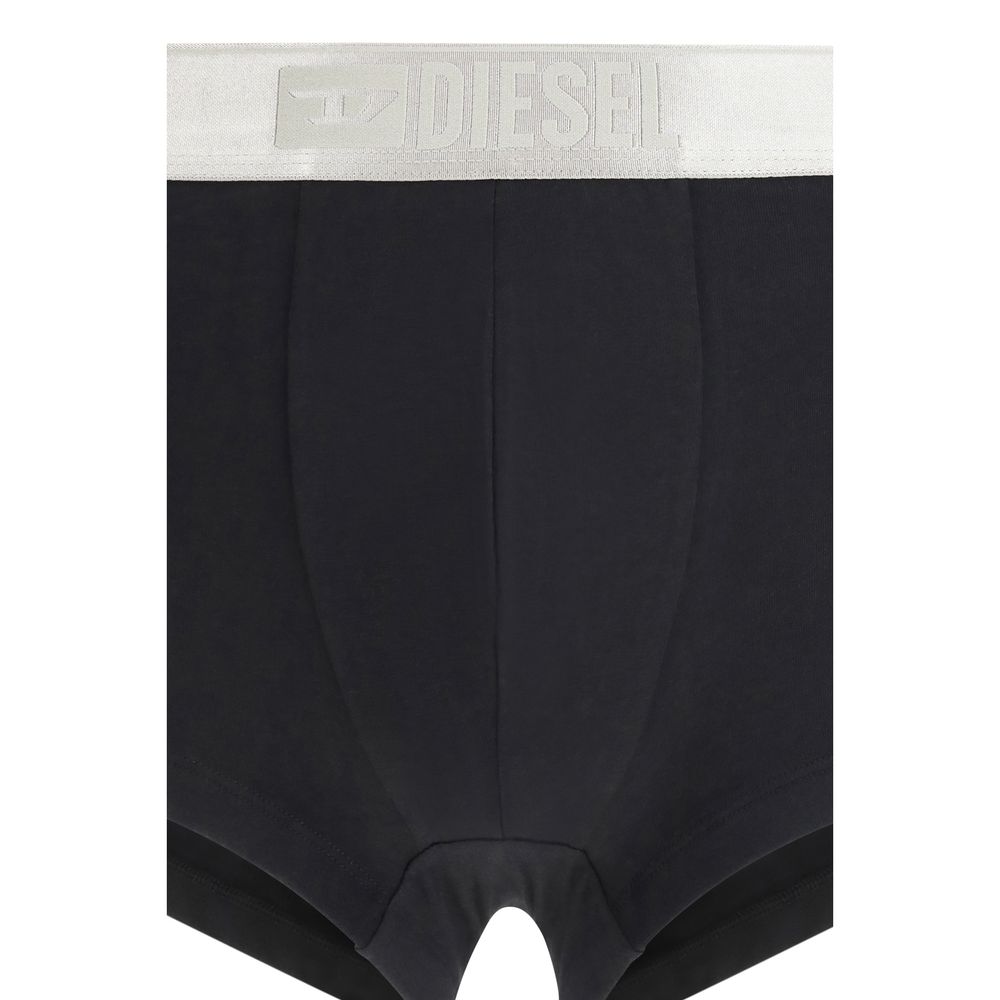 Diesel Black Cotton Boxers - Image 5
