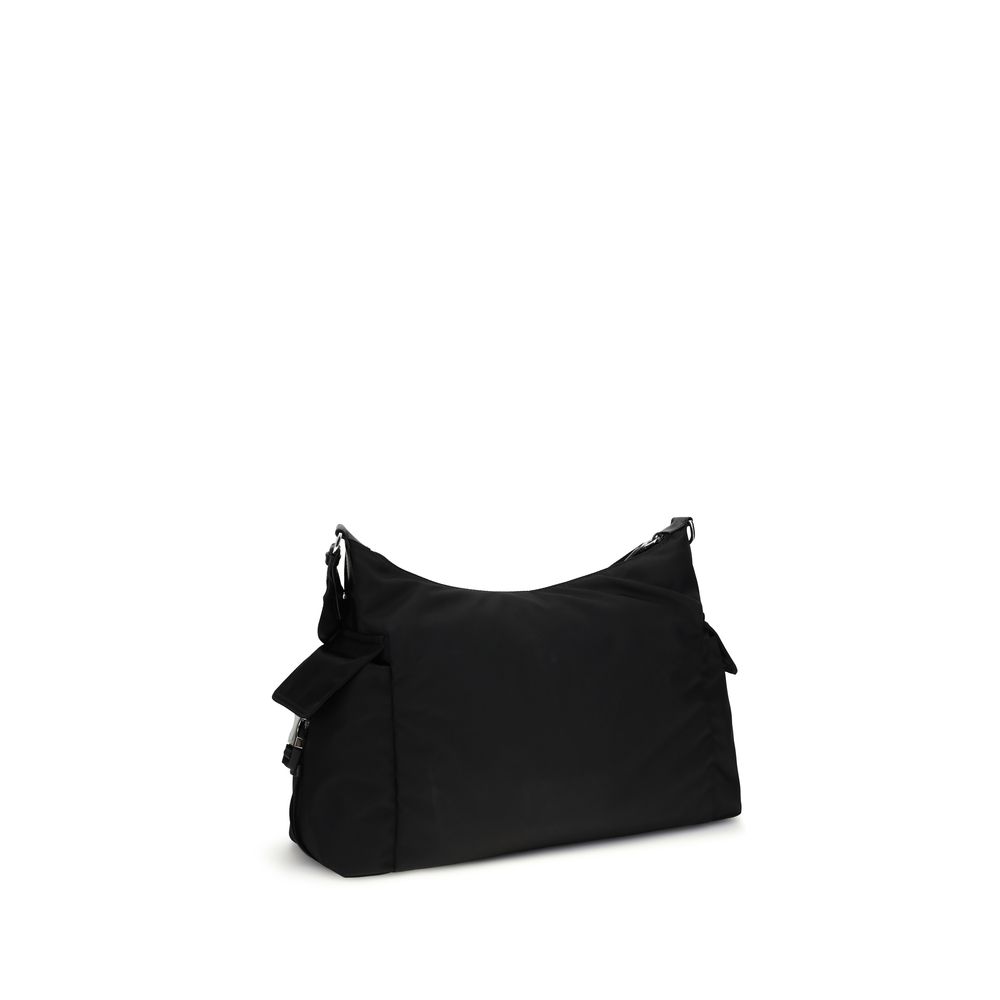 Prada Black Recycled Polyamide Shoulder Bag - Image 3