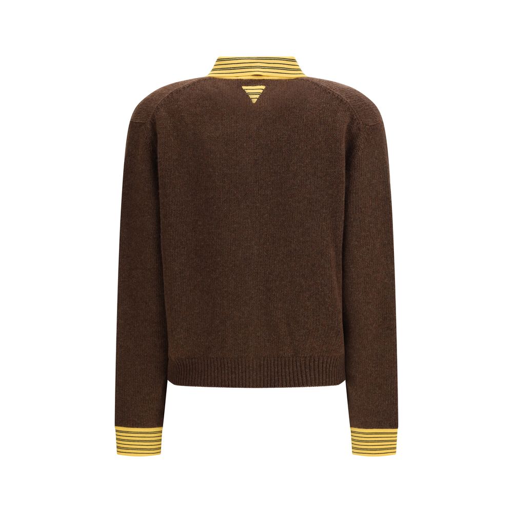Prada Brown Cashmere Cardigan - Image 2