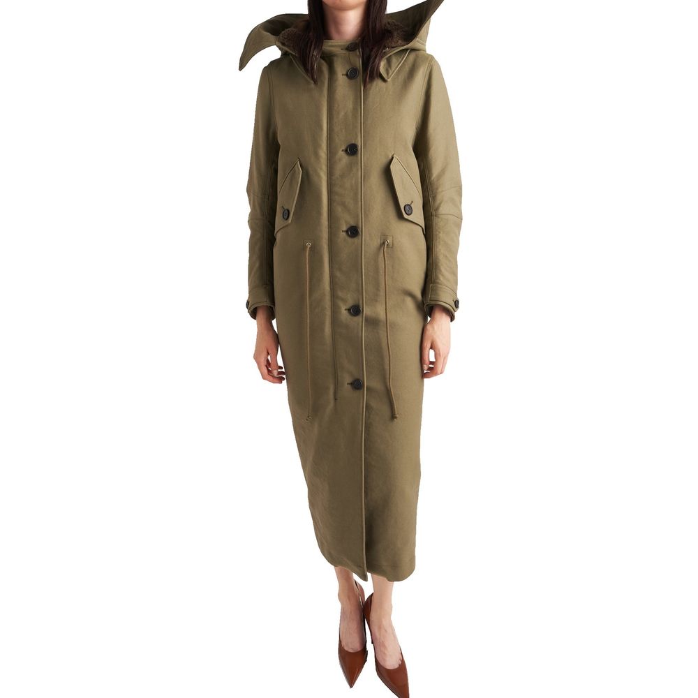 Prada Bicolor Polyamide Coat - Image 2