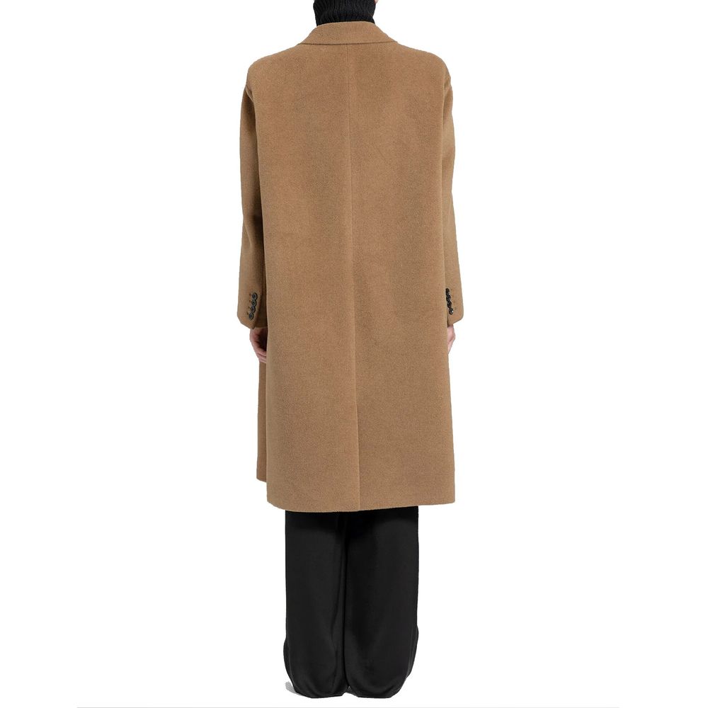 Saint Laurent Brown Wool Coat - Image 3