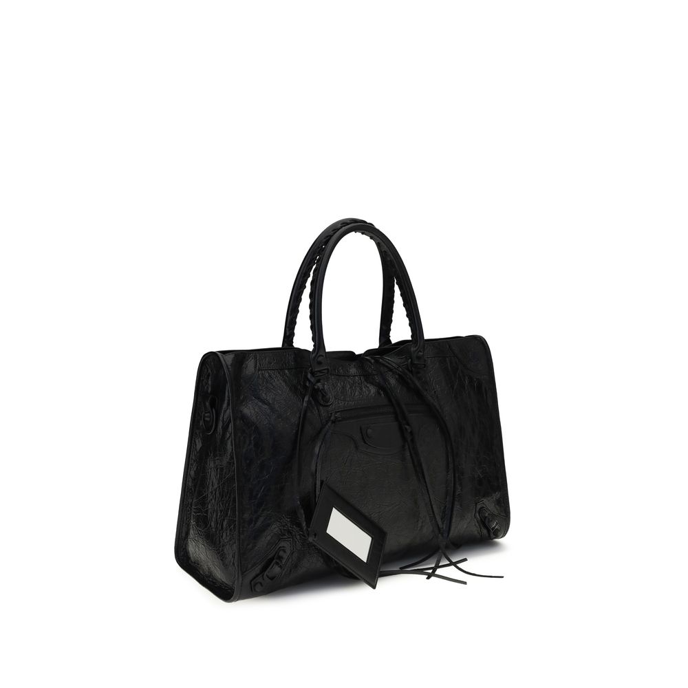 Balenciaga Black Lamb Ovis Aries Aries Shoulder Bag - Image 2