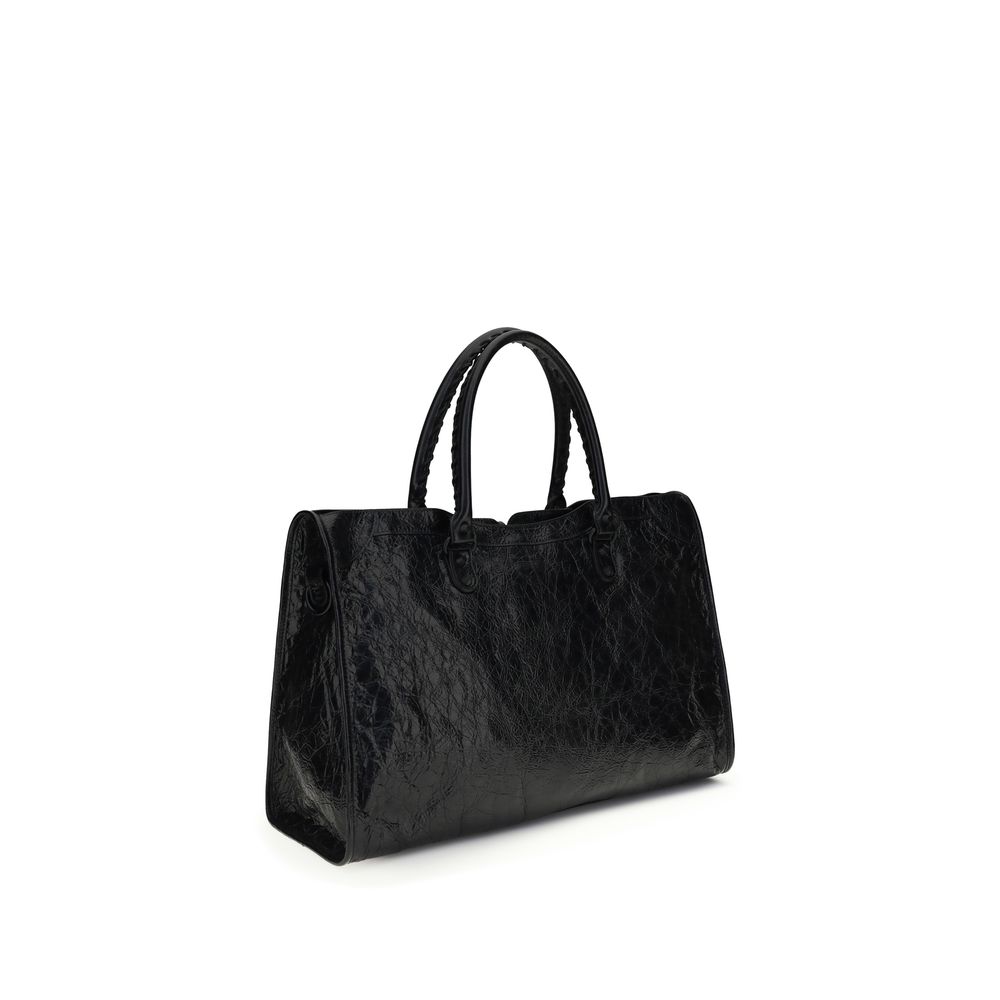 Balenciaga Black Lamb Ovis Aries Aries Shoulder Bag - Image 3
