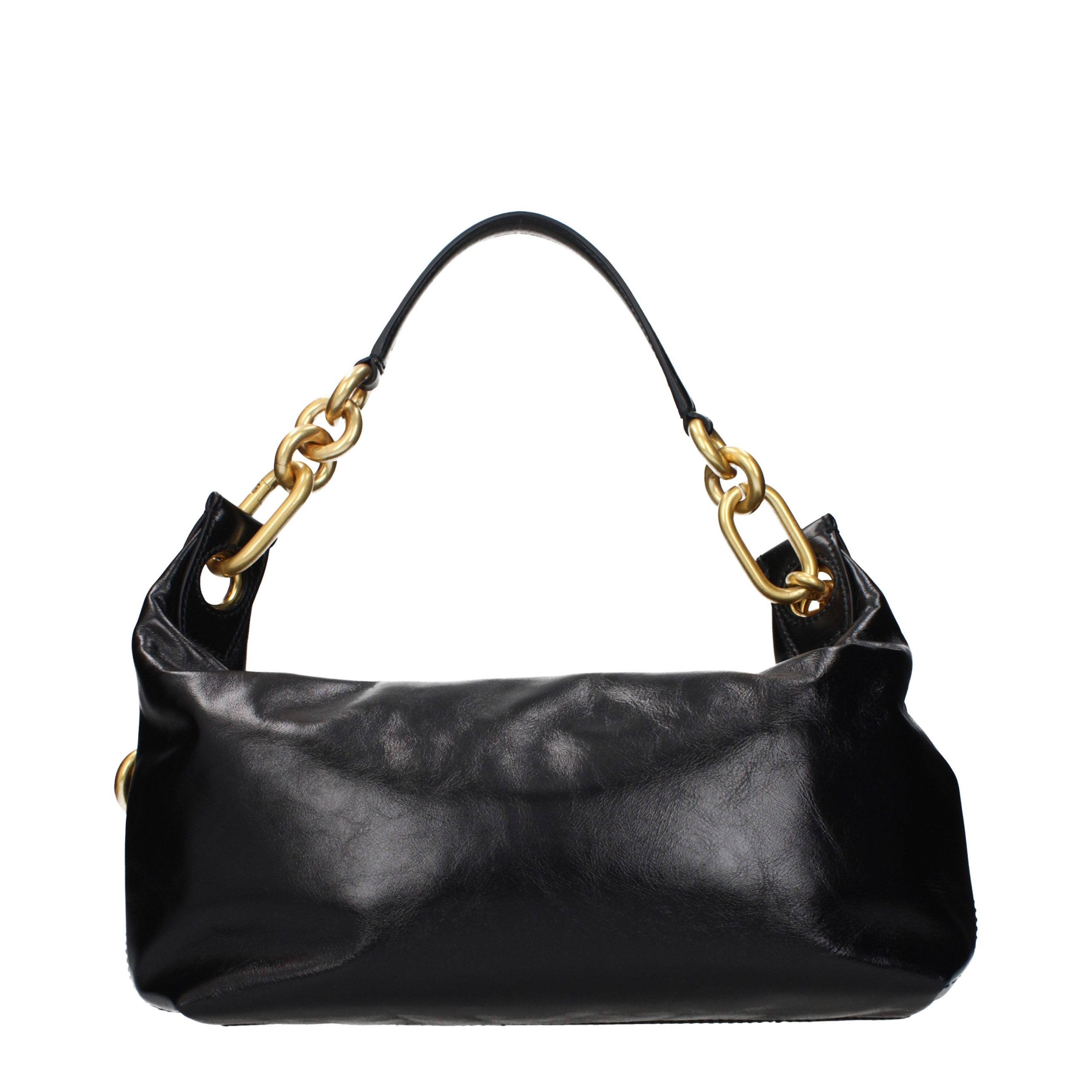 Balmain Black Leather Shoulder Bag - Image 3