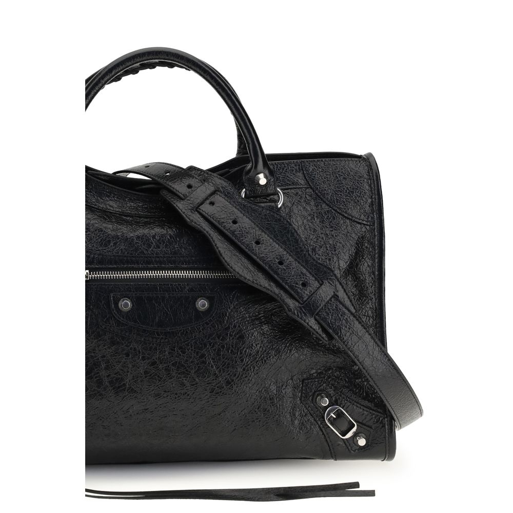 Balenciaga Black Lamb Ovis Aries Shoulder Bag - Image 4
