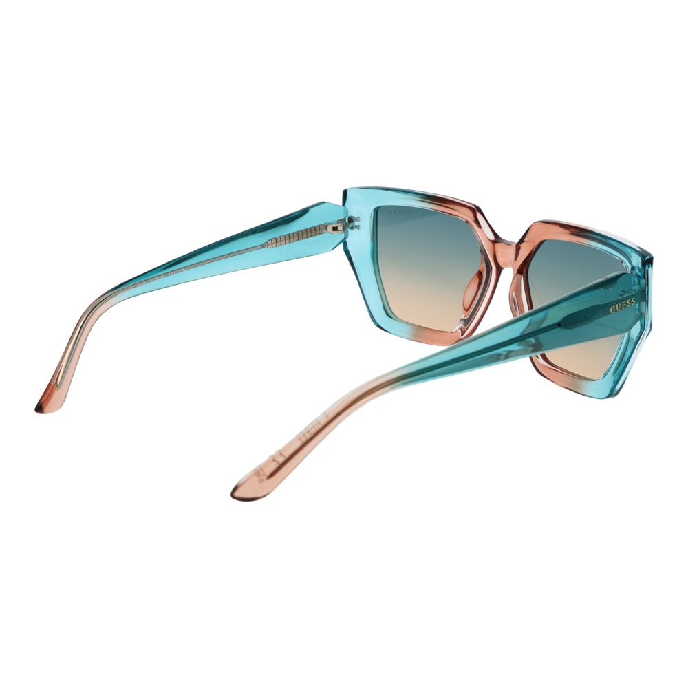 Guess Turquoise Plastic Sunglasses - Image 3