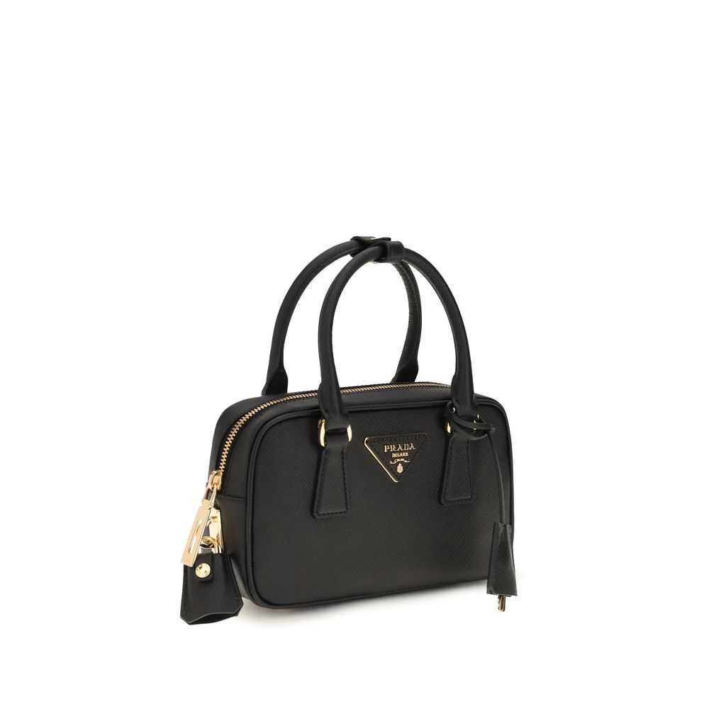 Prada Black Calf Leather Bos Taurus Handbag - Image 2