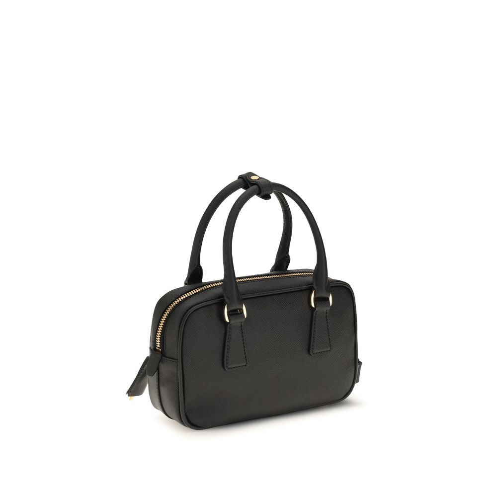 Prada Black Calf Leather Bos Taurus Handbag - Image 3