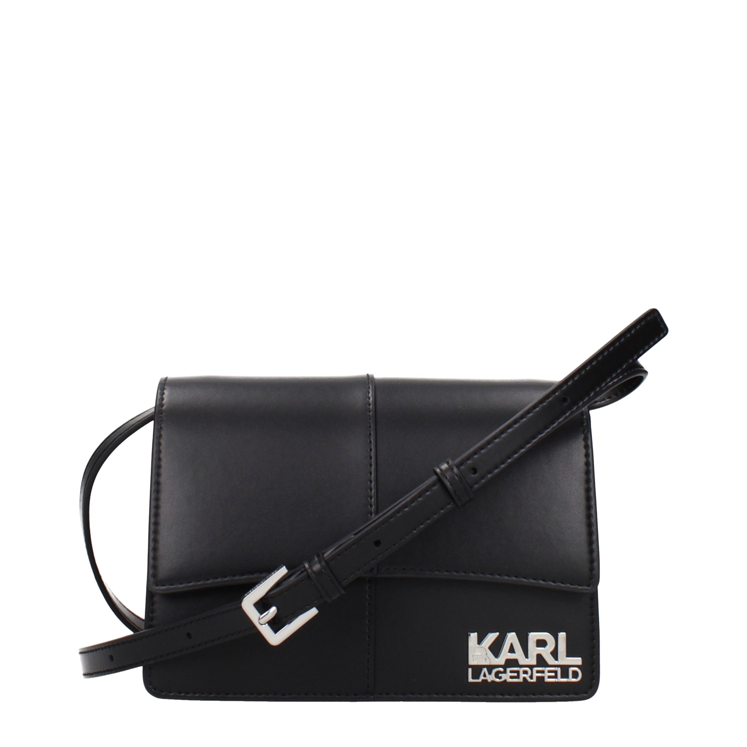 Karl Lagerfeld Black Polyethylene Crossbody Bag