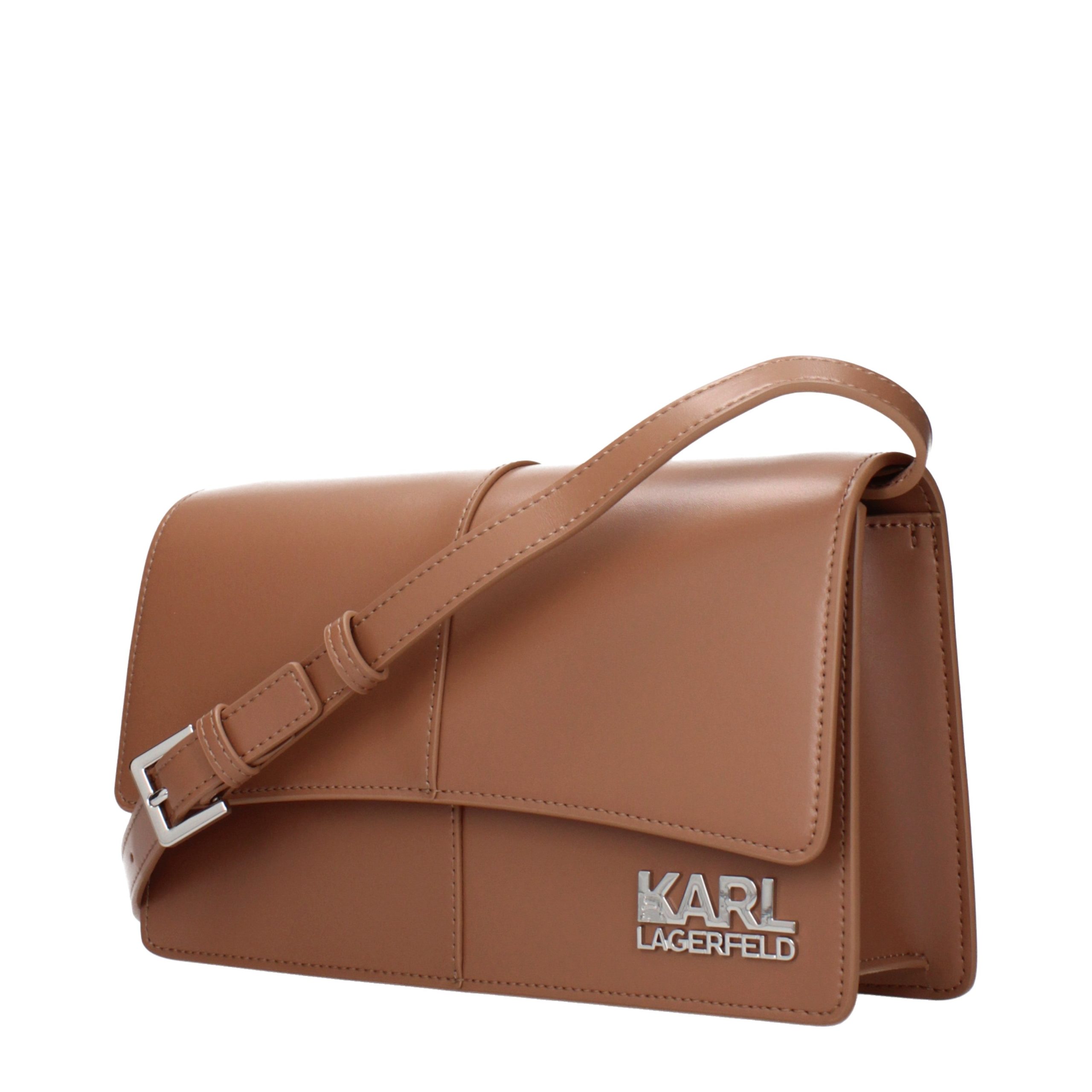 Karl Lagerfeld Brown Polyethylene Crossbody Bag - Image 2