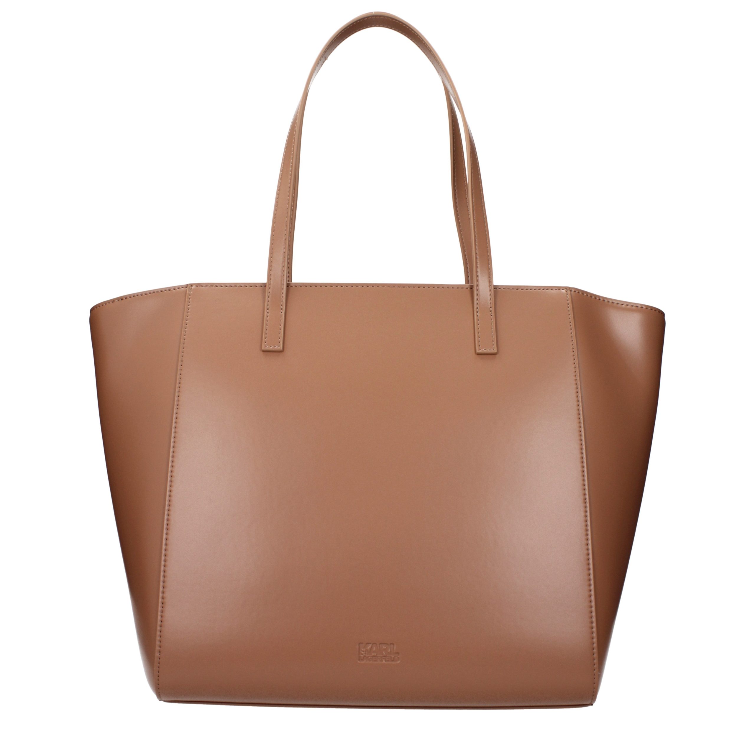 Karl Lagerfeld Brown Polyethylene Shoulder Bag - Image 3