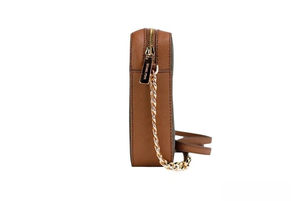 Michael Kors East West Crossbody Bag (Brown SIgnature) - Image 2