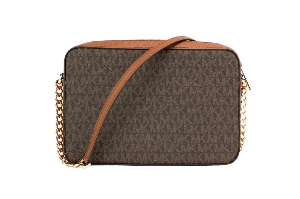 Michael Kors East West Crossbody Bag (Brown SIgnature) - Image 3
