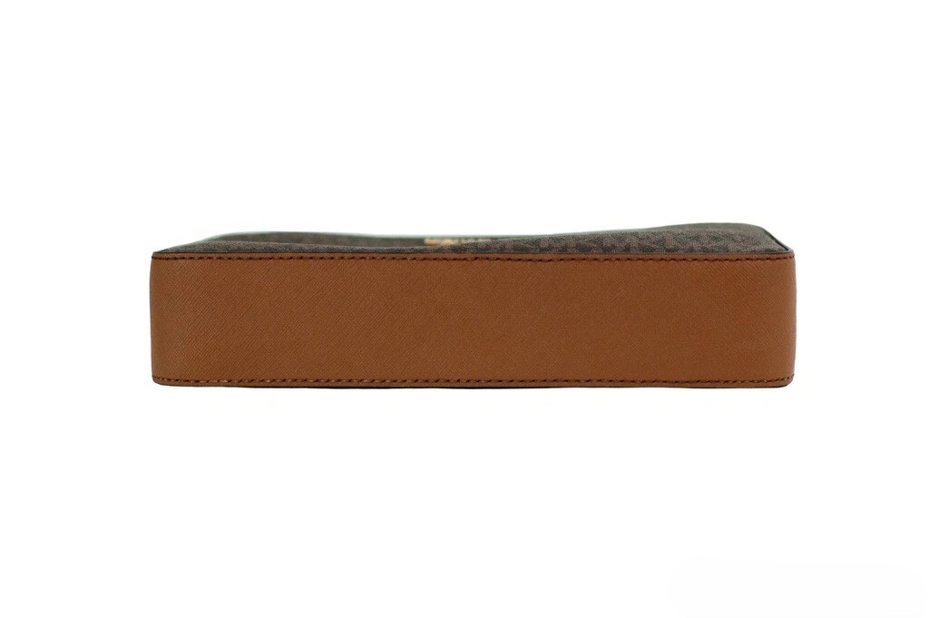 Michael Kors East West Crossbody Bag (Brown SIgnature) - Image 4