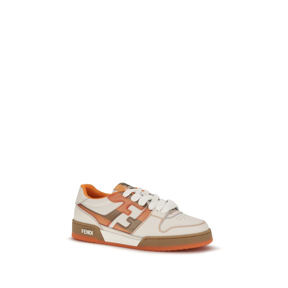 Fendi Multicolor Leather Athletic Sneakers - Image 2