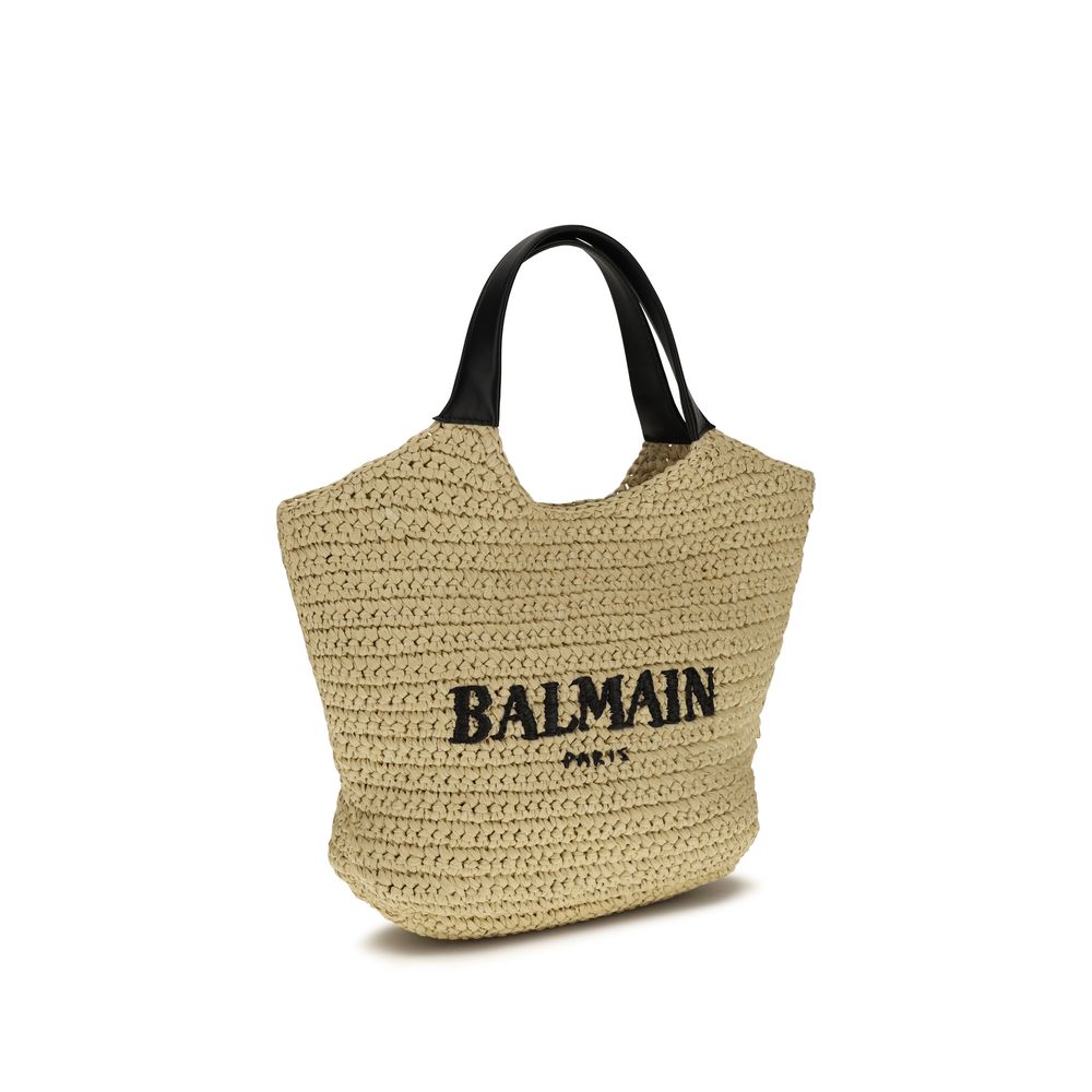 Balmain Beige Viscose Shoulder Bag - Image 2