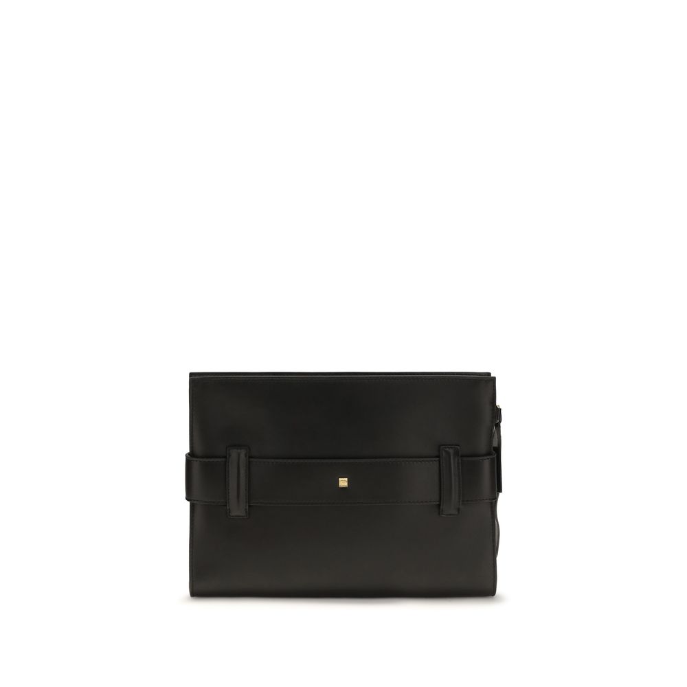 Balmain Black Lamb Ovis Aries Aries Clutch Bag - Image 2