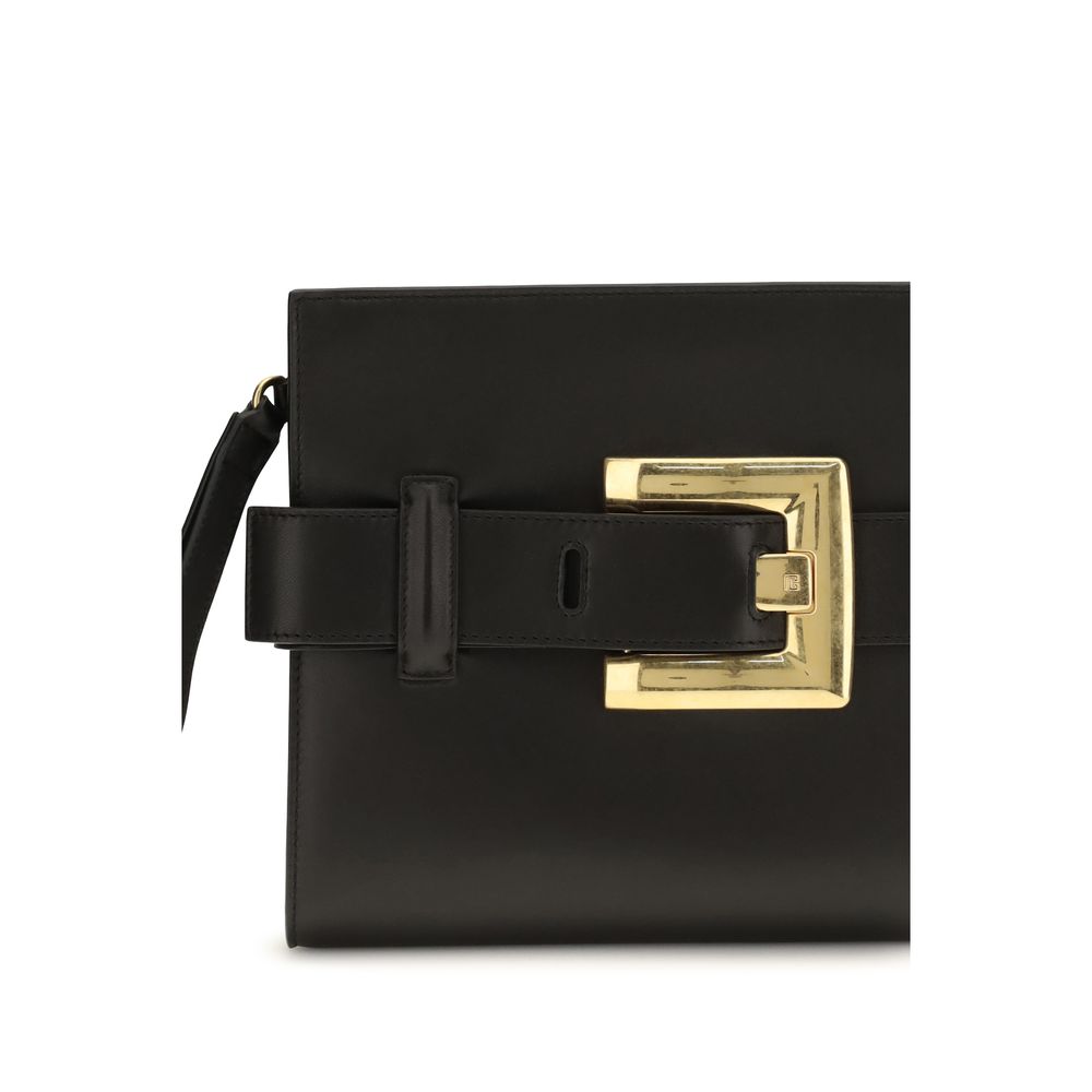 Balmain Black Lamb Ovis Aries Aries Clutch Bag - Image 3