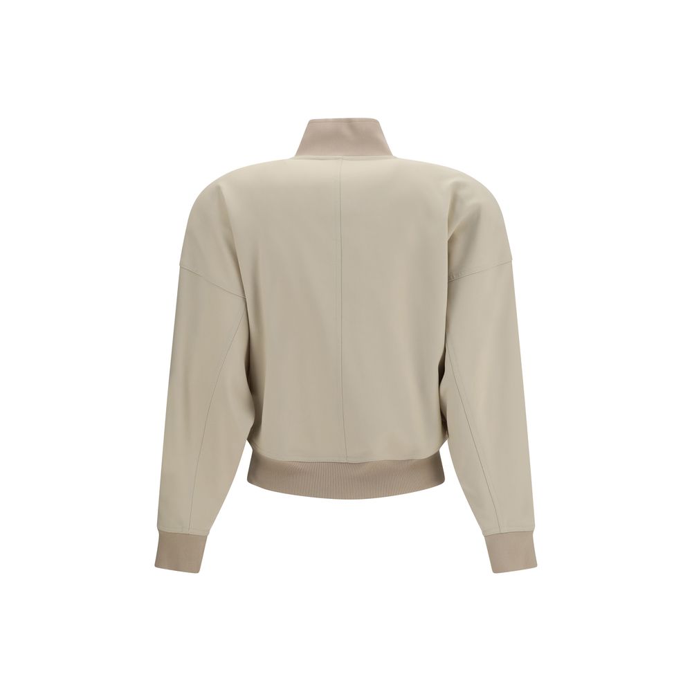 Gucci Beige Cotton Bomber - Image 2