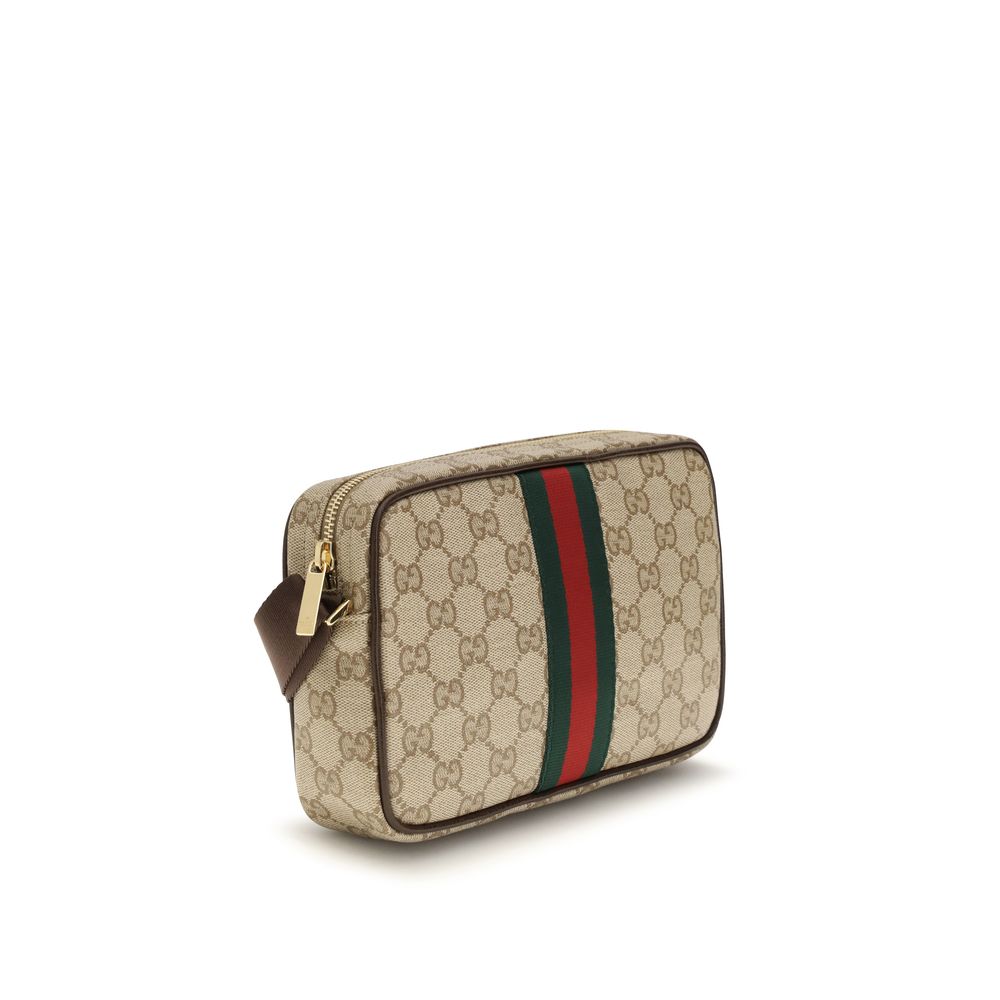 Gucci Beige Cotton Shoulder Bag - Image 2