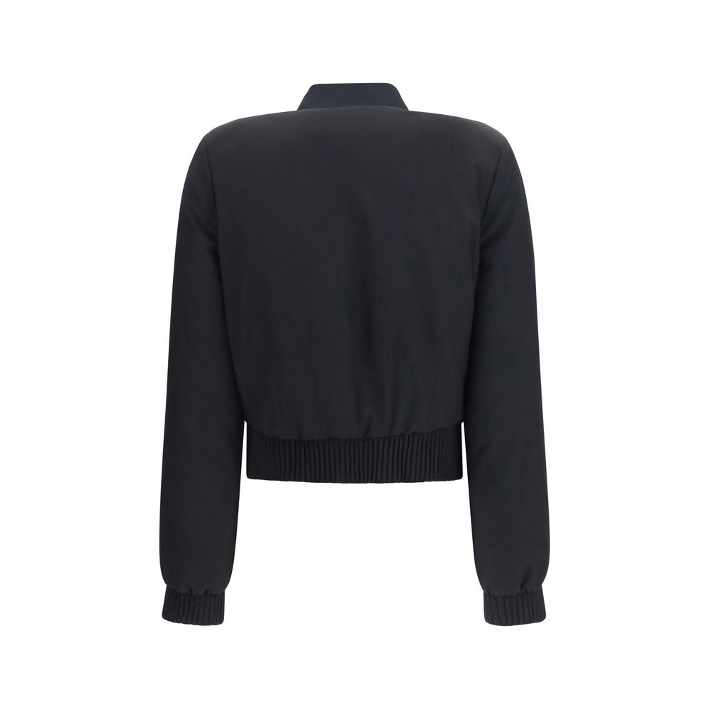 Alexander McQueen Black Polyester Bomber - Image 2