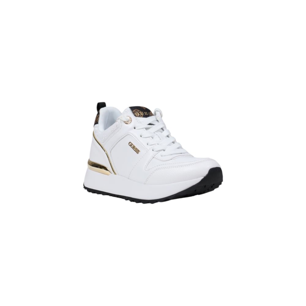 Guess White Polyethylene Low Top Sneakers - Image 2