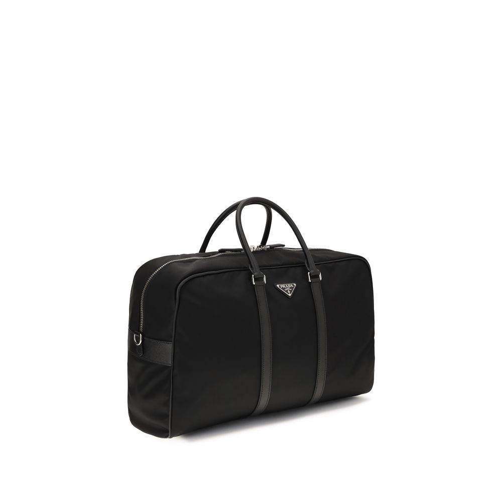 Prada Black Recycled Polyamide Luggage And Travel - Image 2