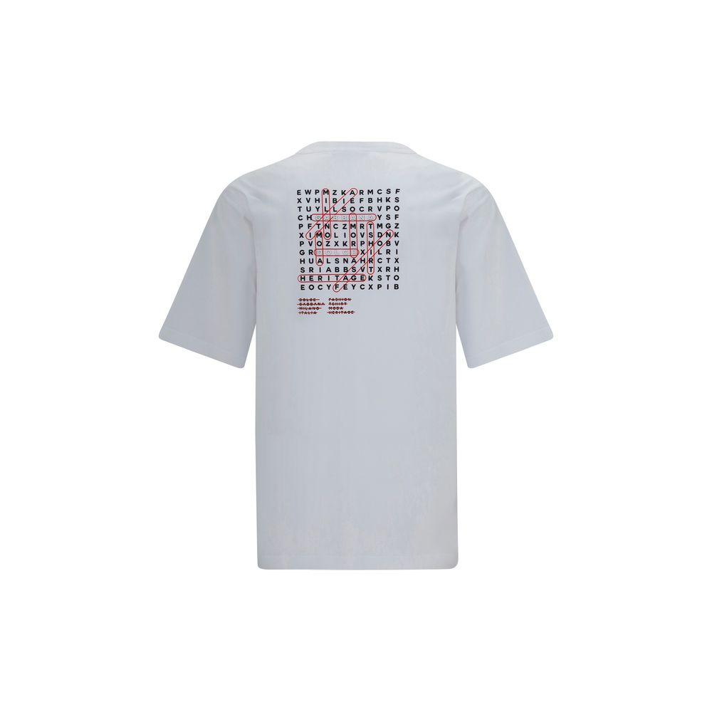 Dolce & Gabbana White Cotton T-Shirt - Image 2