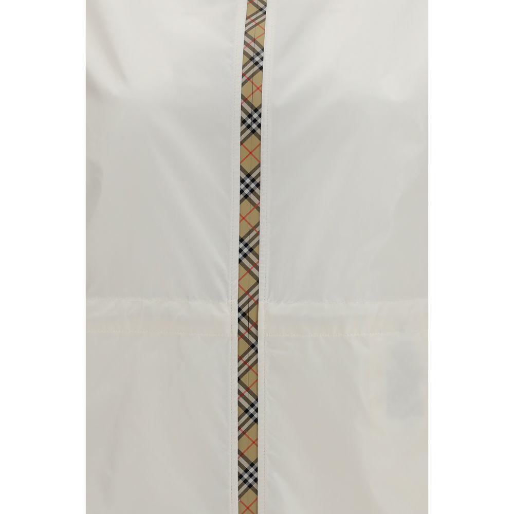Burberry White Polyamide Shell Jacket - Image 3