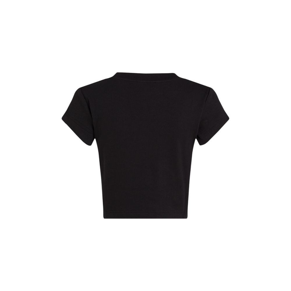 Calvin Klein Jeans Black Cotton T-Shirt - Image 3