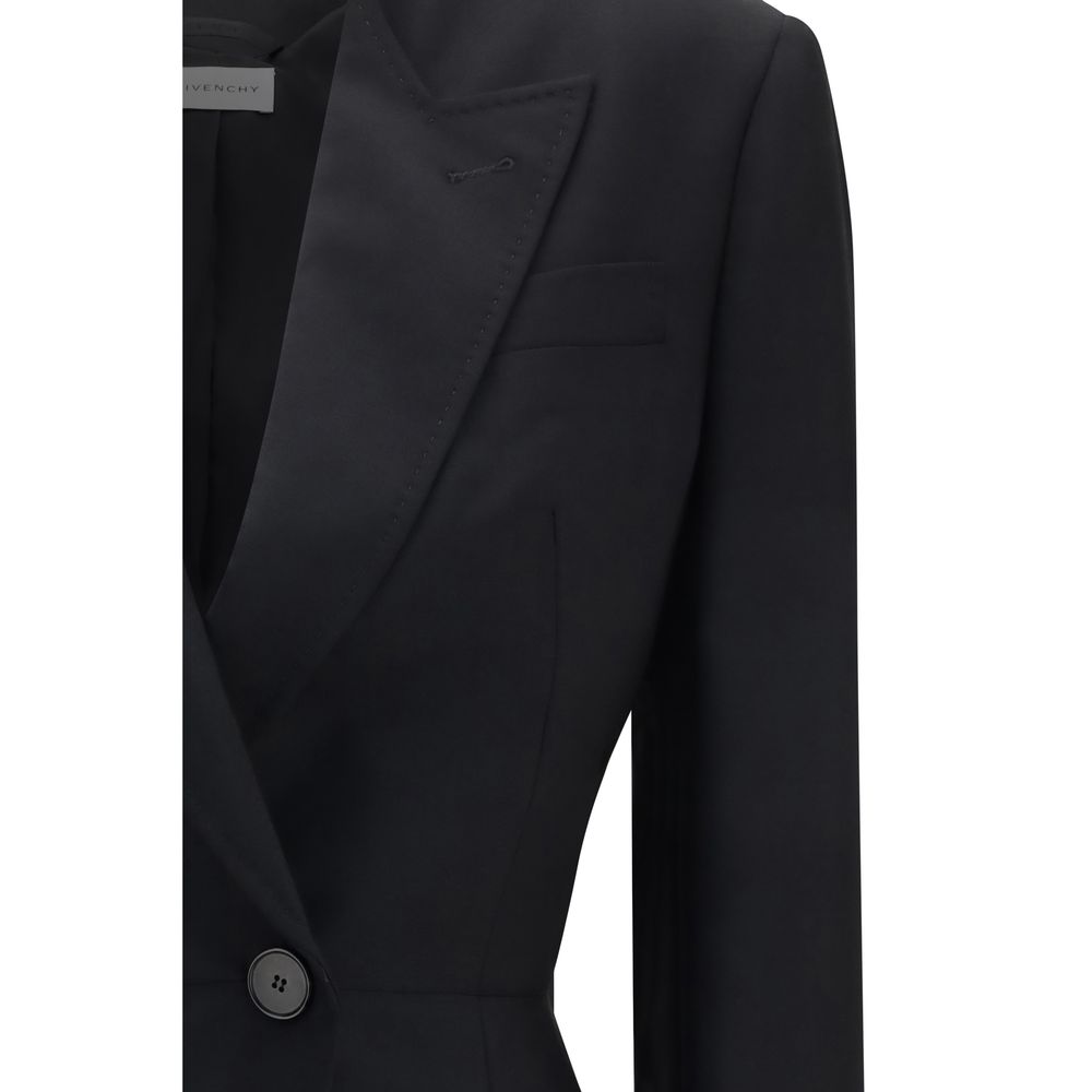 Givenchy Black Wool Oves Aries Blazer - Image 3