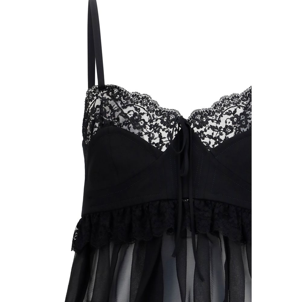 ChloƩ Black Silk Blouse - Image 3