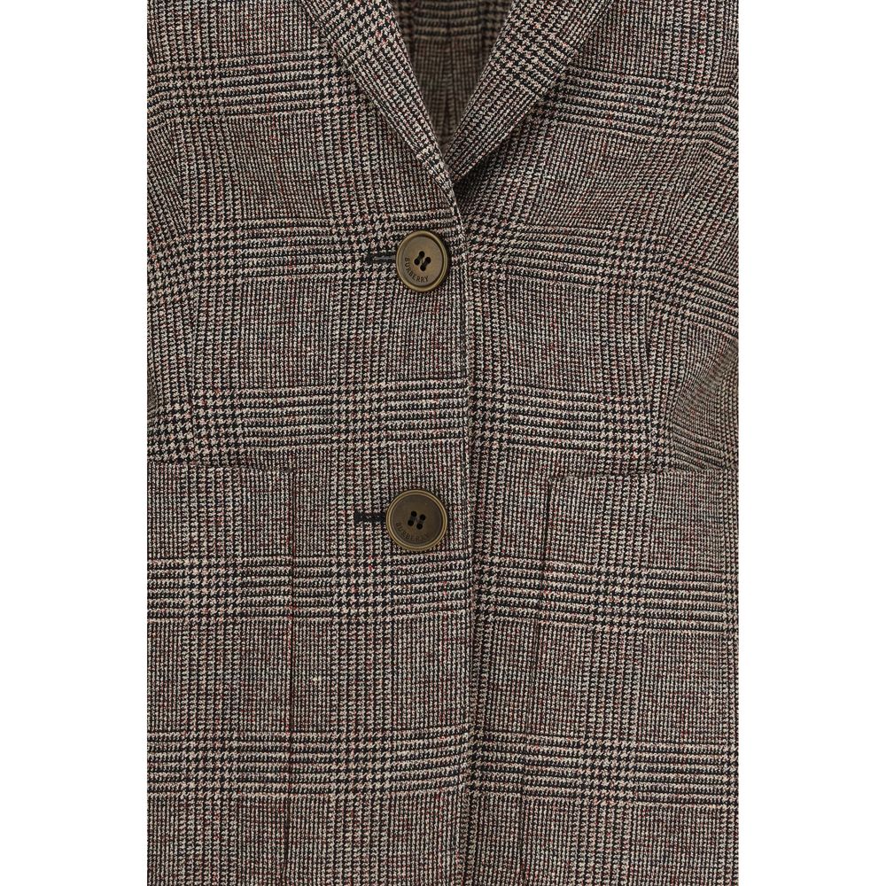 Burberry Brown Wool Oves Aries Blazer - Image 3