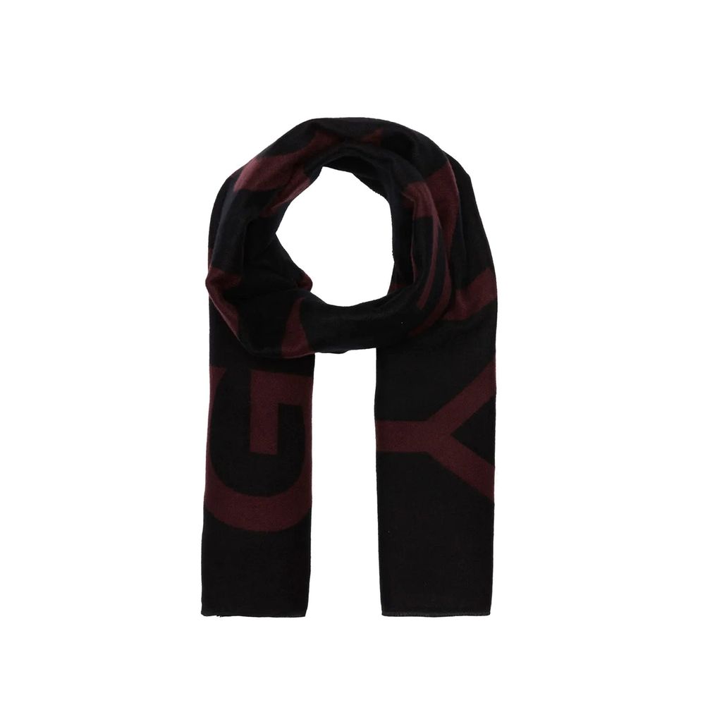 Givenchy Black Virgin Wool Foulard - Image 2