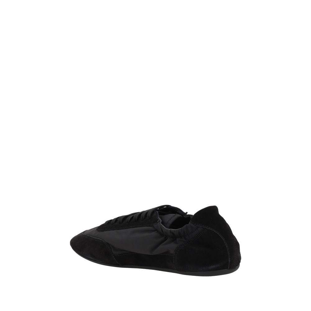 Prada Black Rubber Athletic Sneakers - Image 3