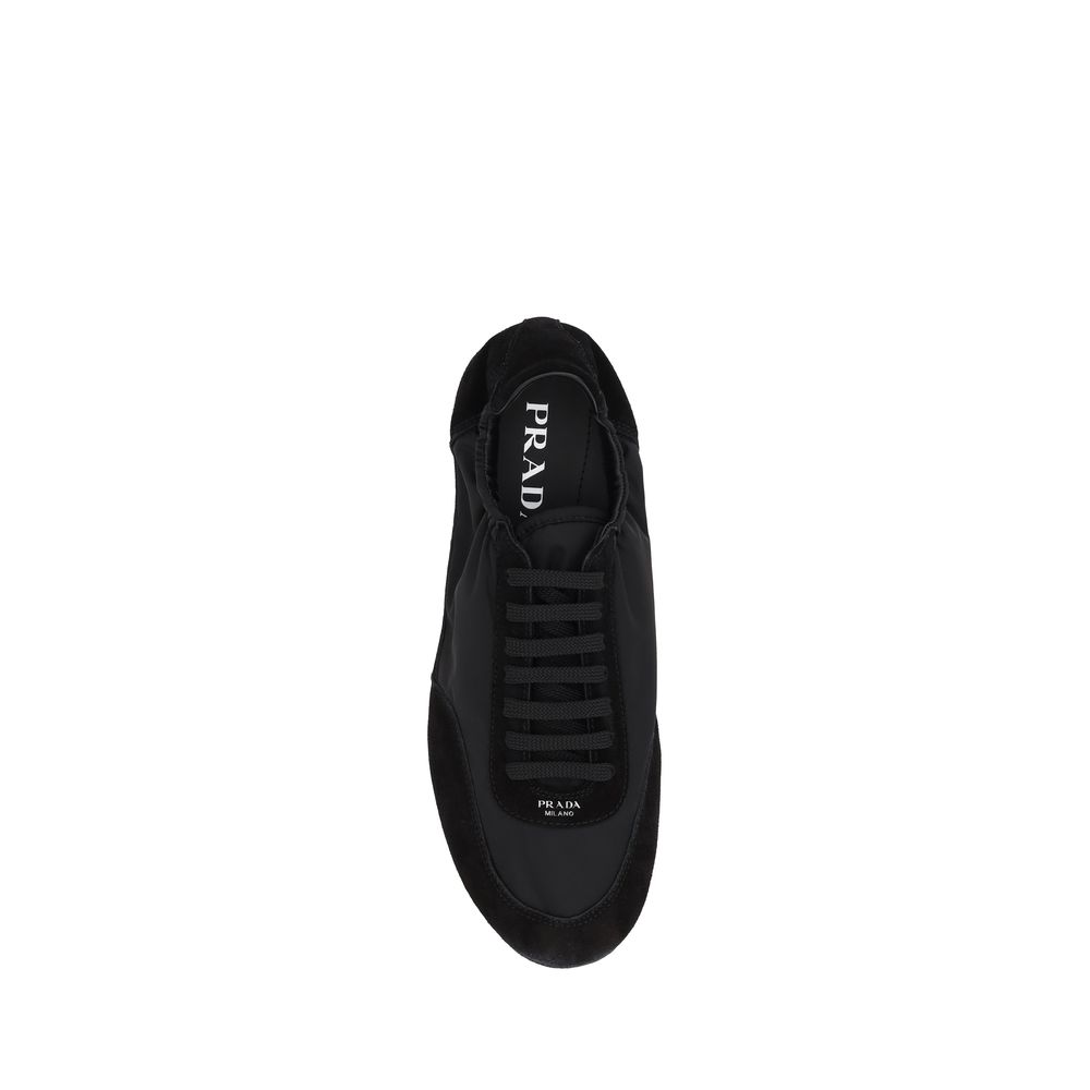 Prada Black Rubber Athletic Sneakers - Image 4